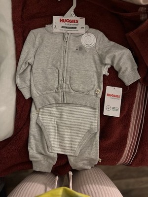 Huggies Baby Boy Grey Set