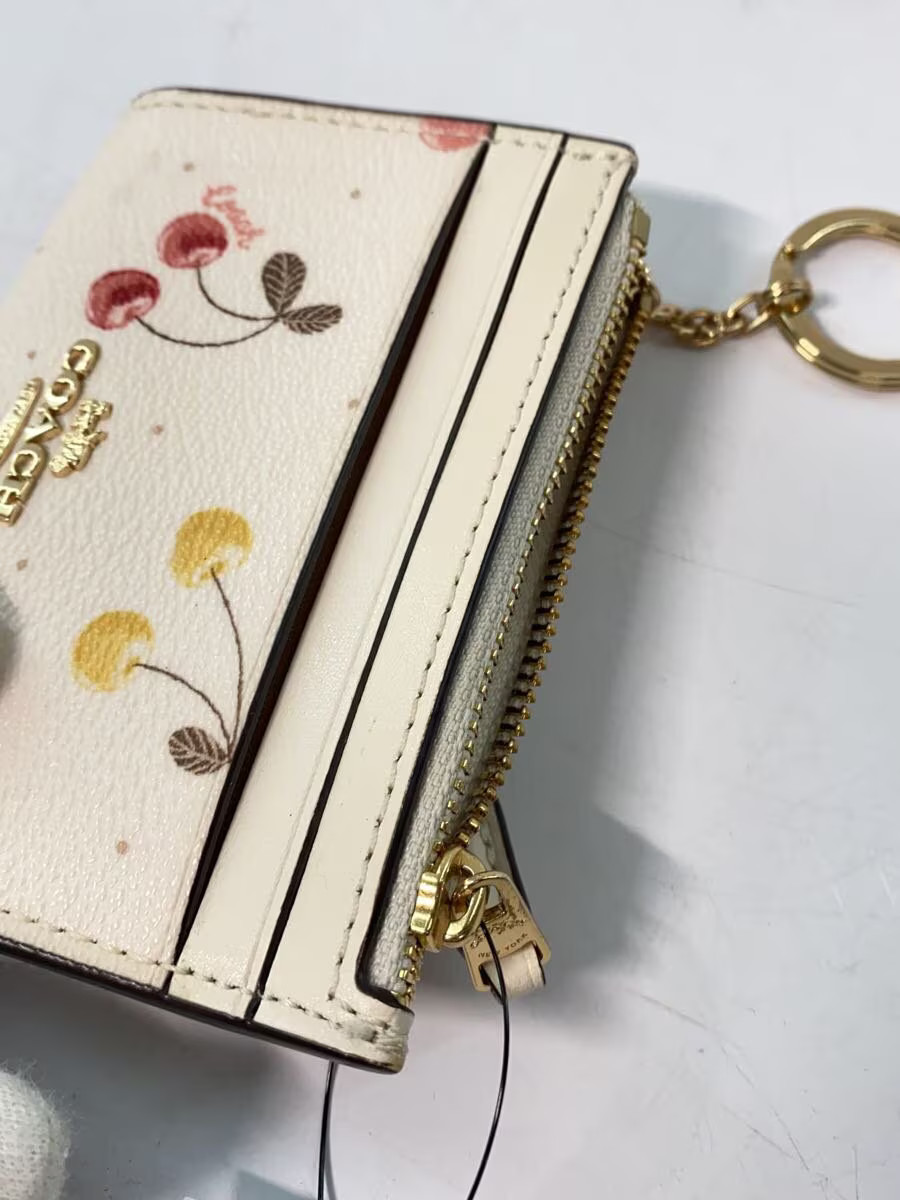 Authentic COACH Cherry Pattern Pass Case Leather … - image 4