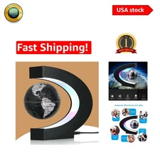 LED Floating Globe with Magnetic Levitation - Cool Gadget for Home and Office