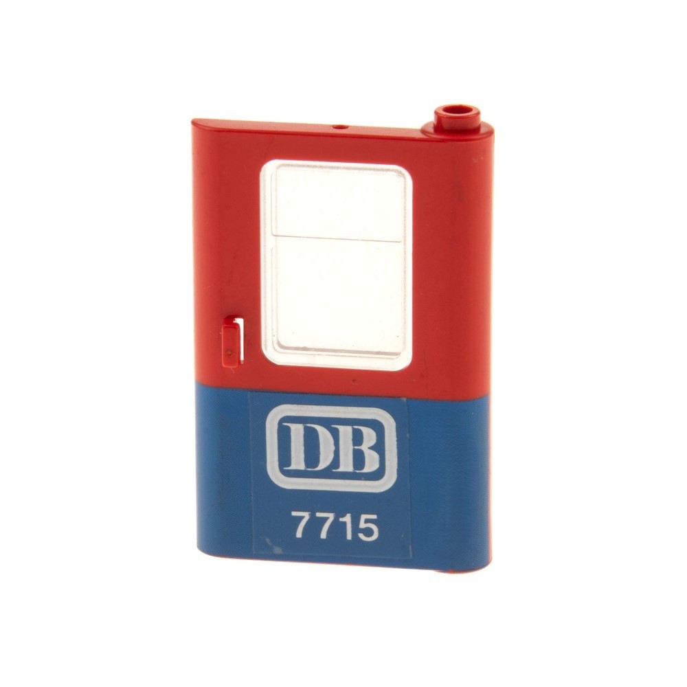 1x Lego Door B-Ware Used 1x4x5 Red Right Sticker 'DB 7715' 4183 4182pb018