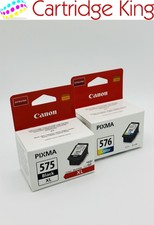 Canon PG-575XL and CL-576 Black and Tri-colour ink cartridge Bundle