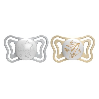 Chicco PhysioForm Light Lumi, Heller Schnuller im Dunkeln, Schnuller 6-16 Monate