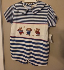 Vintage New Old Stock Children's Romper Size 6-9 Months
