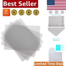 Durable Rust Resistant 304 Wire Mesh - 4 Pieces 11.8" x 8.3" for Multiple Uses
