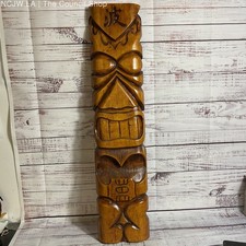 2003 American Tiki Designs Wood Carved Tiki Wall Hanging- 30  