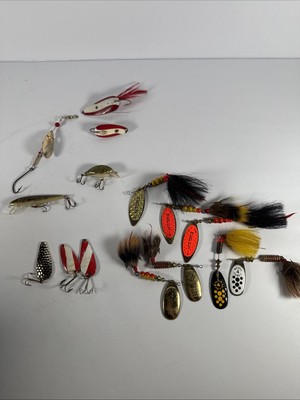Lot Of 15 Vintage Mepps Atlantic Daredevil Marathon Lures Good Condition