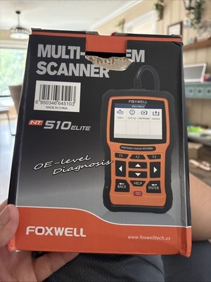 Foxwell NT510 Elite Mercedes Full System Bidirectional OBD2 Reset Elite USED 1x