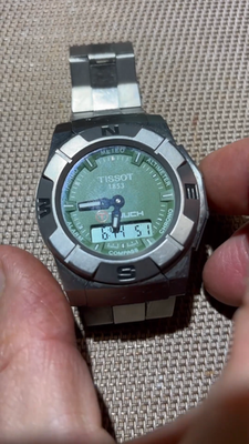 Tissot T-Touch 1853 Titanium Men's Digital / Analog Watch