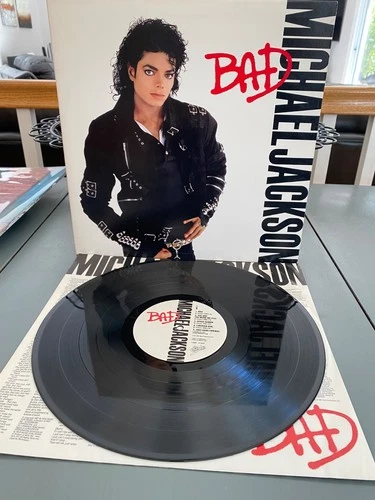 MICHAEL JACKSON BAD 12" LP EX VINYL RECORD GATEFOLD CARROLTON FIRST PRESS 1987