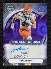 2025 Bowman U Best of Purple Lava Refractor 15/75 Matt Lauter #BOA-ML Auto 1lm8