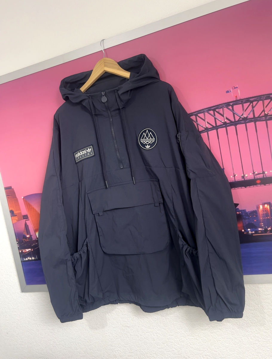 Adidas Spezial SPZL Todmorden Smock Jacket Navy Large XL