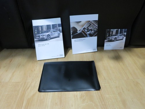 2013 Audi A8 / S8 owners manual book SET+ CASE + NAVIGATION MMI  ALL MODELS /