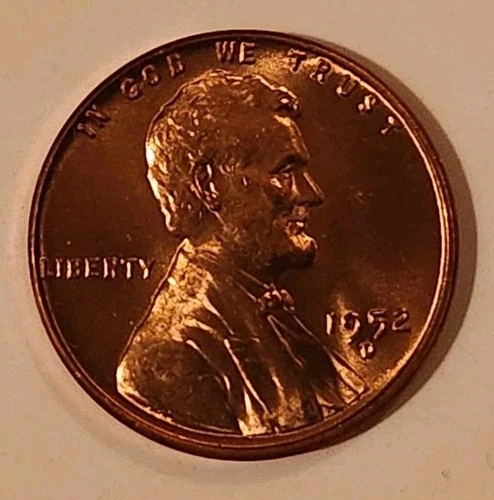 1952 D Lincoln Wheat Cent Uncirculated Penny US Coin