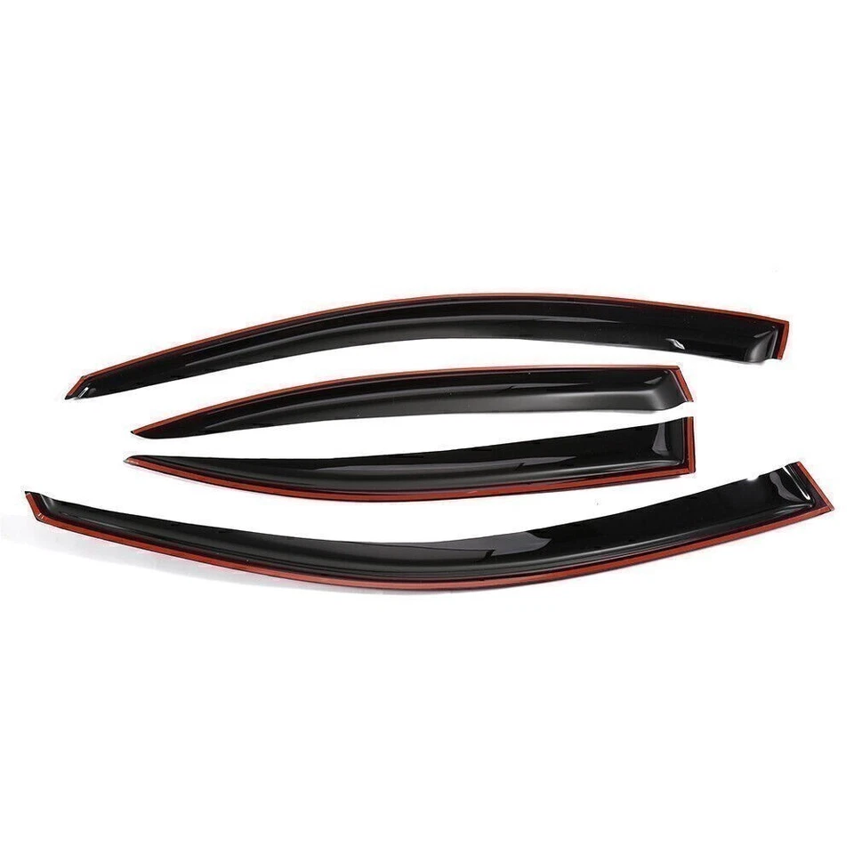 Para 2006-2012 Lexus IS250 IS350 ISF Sedán Visor de ventana Deflector de protección solar y lluvia Foto 3 de 4