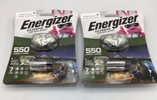Lot Of 2 Energizer Extreme Headlamp 550 Lumens 7 Mode