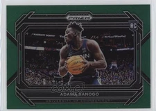 2023 Panini Prizm Draft Picks Green Prizm Variations Adama Sanogo #8 Rookie RC