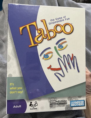 TABOO Adult Board Game of Unspeakable Fun 2009 Edition