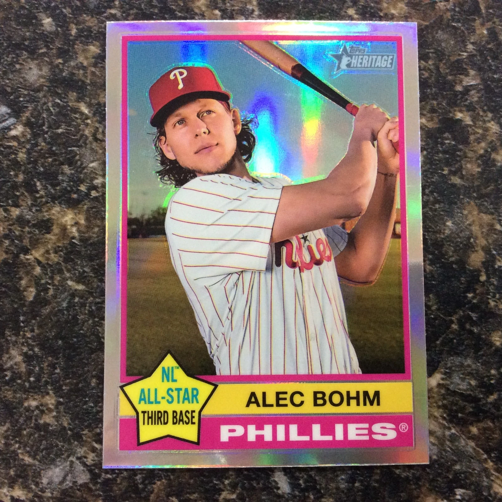 2025 Topps Heritage - Alec Bohm #240 Chrome Refractor