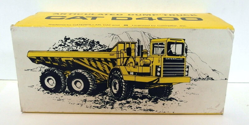 Conrad 1/50 Scale Diecast 2862 - Caterpillar CAT D400 Articulated Dump Truck - Image 4 of 4