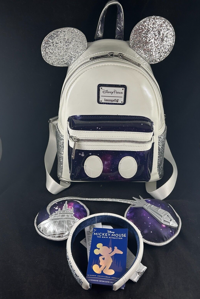 Loungefly Space Mountain Mickey Mouse The Main Attraction Backpack Amazon.com: WDW 50th Anniversary MMA Mickey main image 3