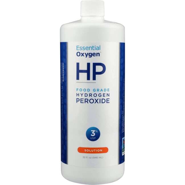 Перекись водорода пищевого качества Essential Oxygen - 3% раствор 32 жидких унций жидкости