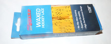 NEW PRO GUARD Waxed Ice Hockey Laces Yellow 108" Skate Size 8-11 NWT CHR2