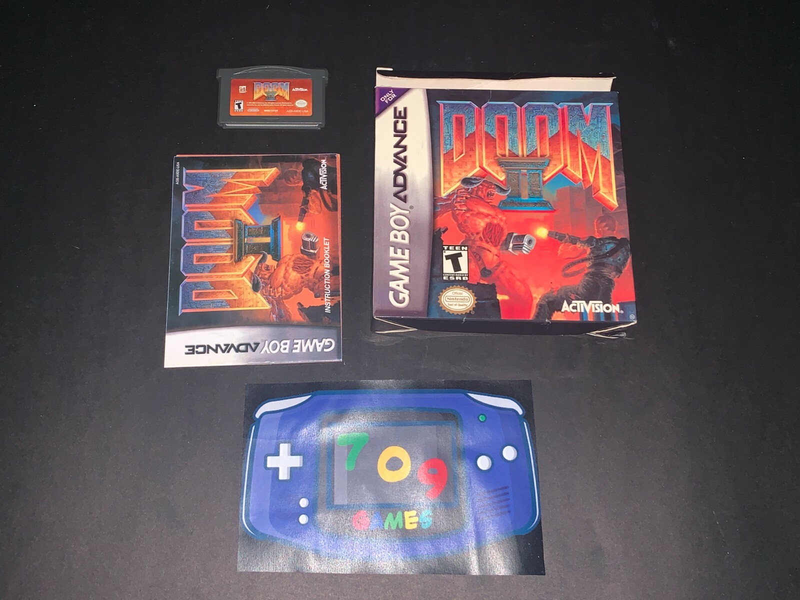 Doom II (Nintendo Game Boy Advance, 2002) w Manual and reproduction box |  eBay