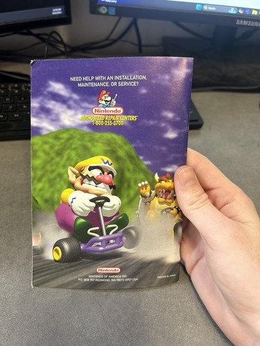 Mario Kart 64 (Nintendo 64 N64) Authentic Instruction Booklet Manual ONLY - Picture 2 of 2