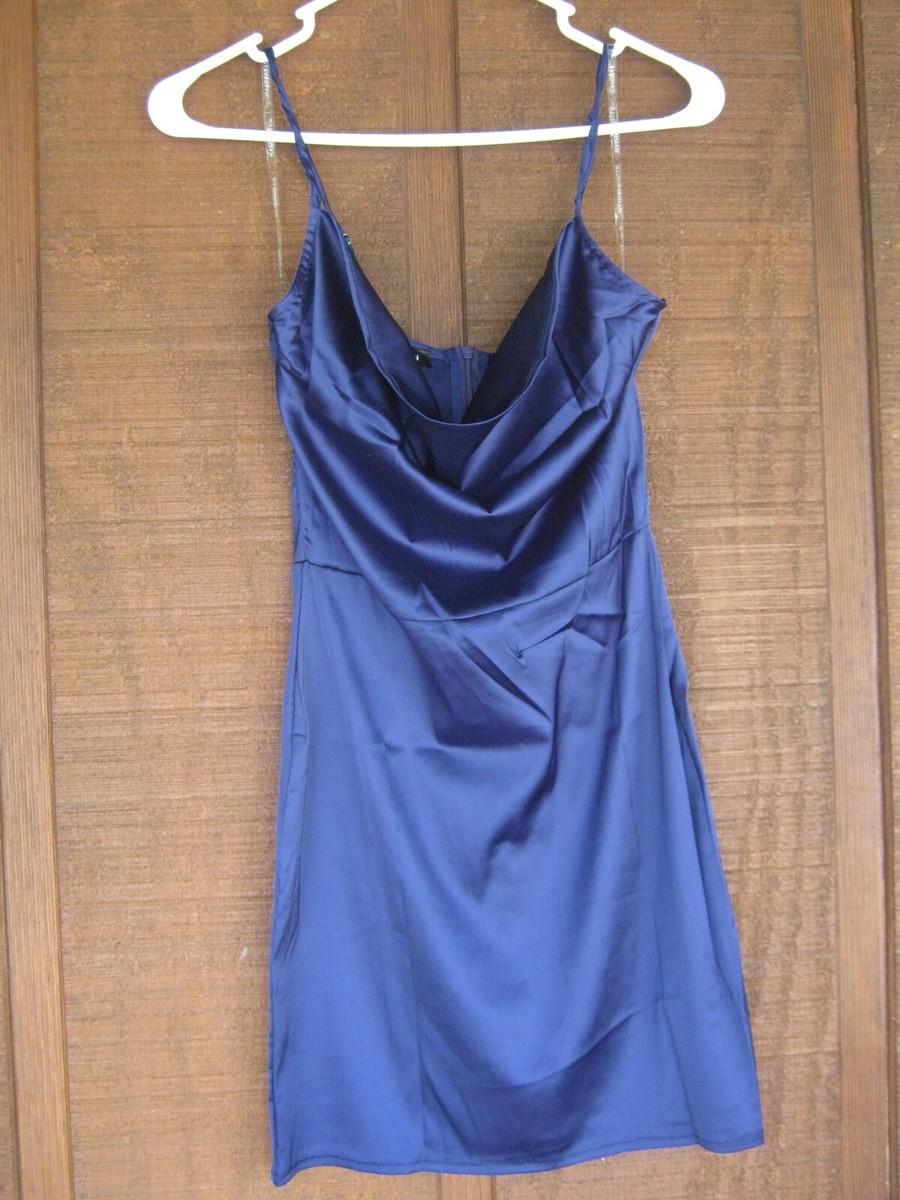Junior New Parisian Satin Cami Mini Dress Navy Dress Size UK 8 US 4 EU 36 | eBay Junior New Parisian Satin Cami Mini Dress Navy Dress Size UK 8 US 4 EU 36 | eBay