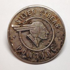 Silver Streak Pontiac Advertising Pocket Mirror