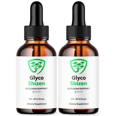 Glyco Shizen Glycogen Support Drops Advanced Formula Vitamin Supplement 30 Servs