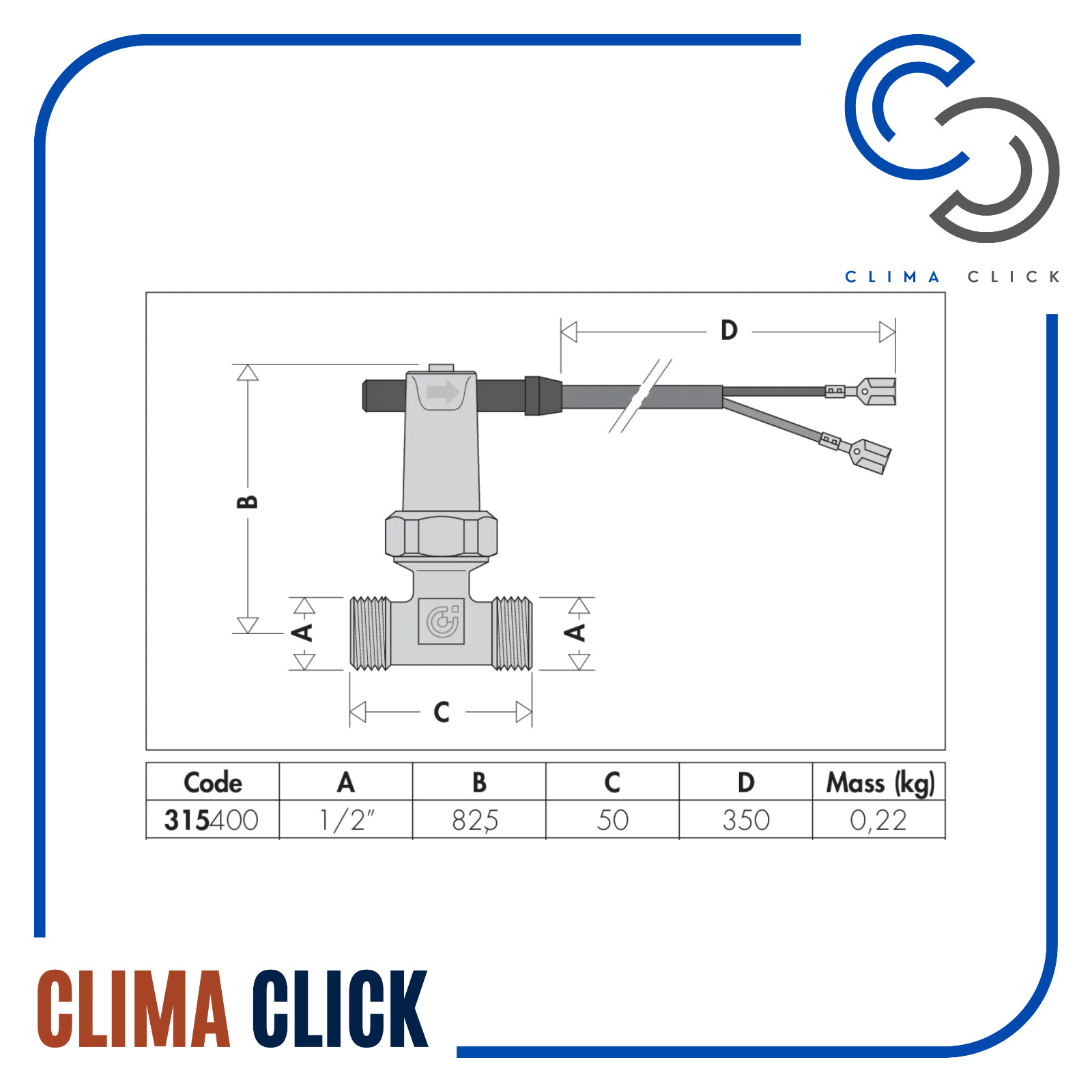 NORMALLY OPEN MAGNETIC CONTROL FLOW SWITCH D.1/2"M CALEFFI 315400