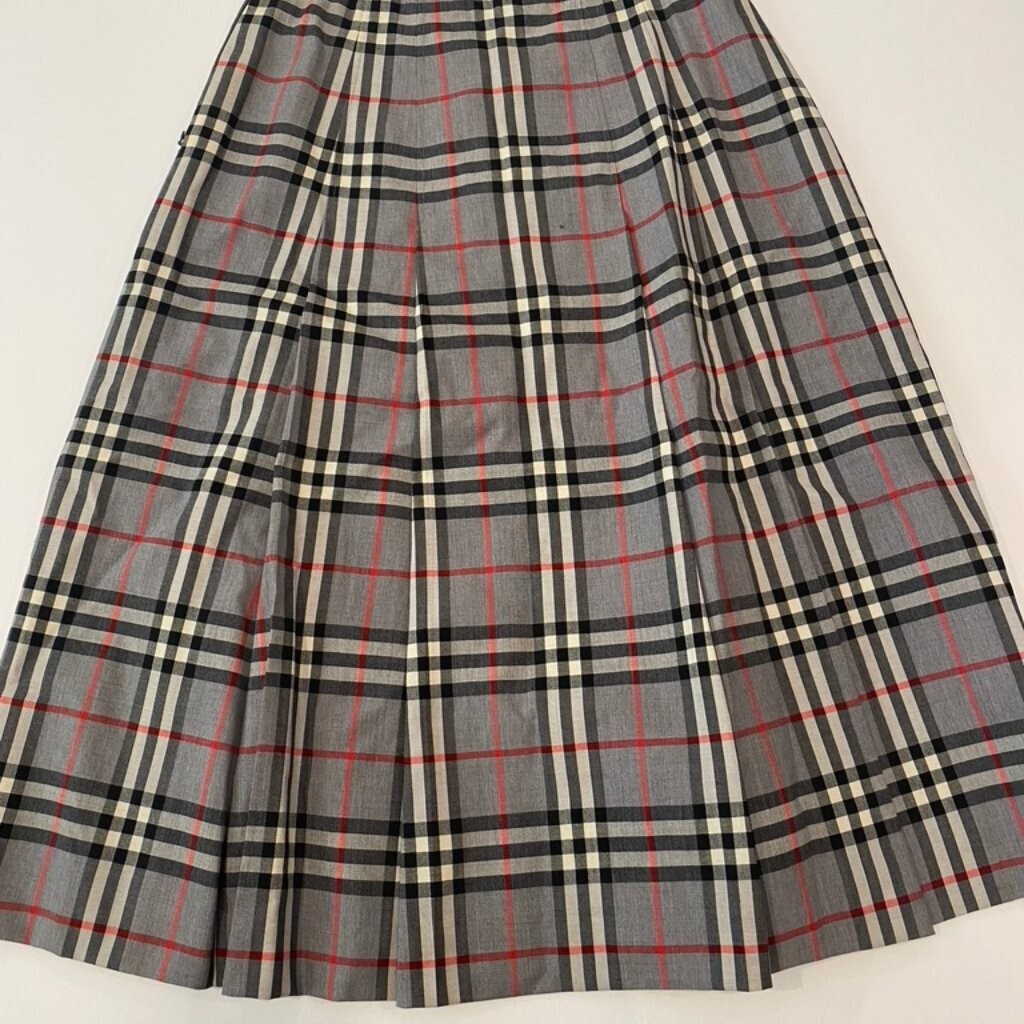 スカート BURBERRY Pleated skirt Beige 8076515 Burberry - Beige Cotton Twill Skirt | Childrensalon Outlet