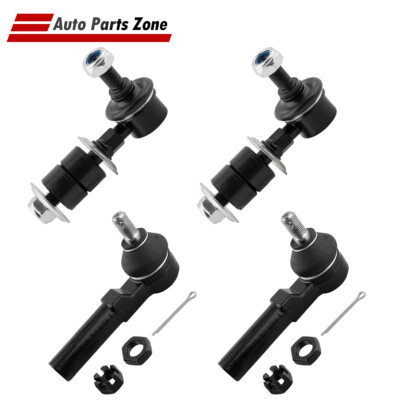 (4) Suspension Stabilizer Sway Bar Link Front Outer Tie Rods For Nissan Quest