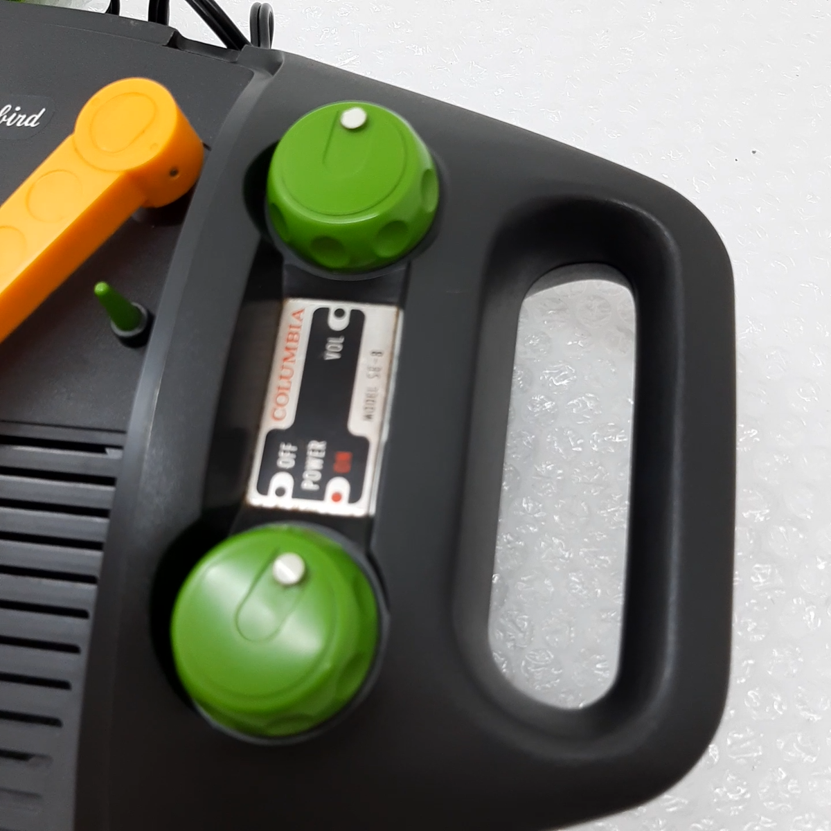 Columbia SE-8 Portable Record Player Ladybug Green Vinntage Rare w