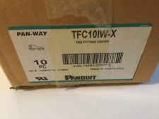 Panduit Surface Raceway Pan-Way Tee Fitting Cover TFC10IW-X Box of 10 