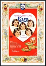 1939 Dionne Quints quintuplets art Karo Syrup vintage print ad