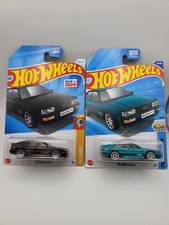 2025 HOT WHEELS 87 AUDI QUATTRO 2 car lot Teal And black