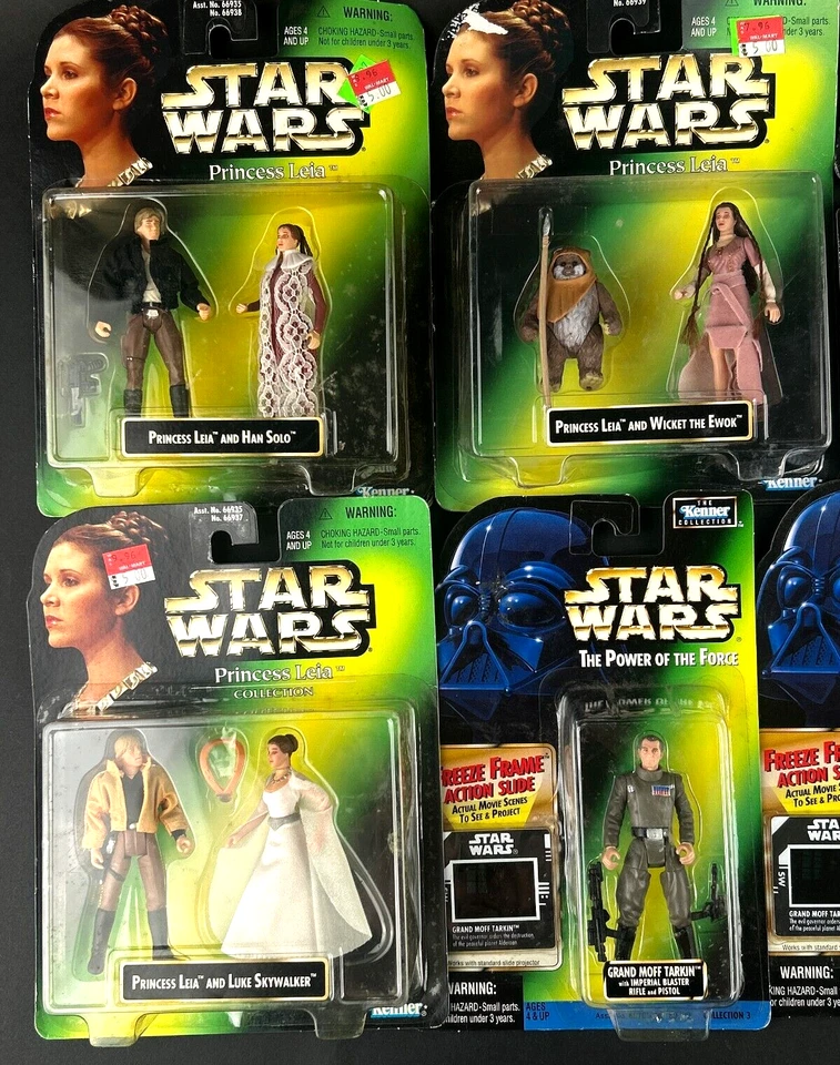 Lote 8 Figuras de Acción Colección Kenner Star Wars Poder de la Fuerza 1997 De Colección Foto 2 de 4
