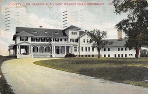 Cincinnati Ohio 1911 Postcard Country Club Grandin Road East Walnut Hills Ebay