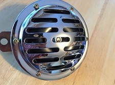 Vintage Bmw 12 Volt Horn 4 Chrome Face Diameter New