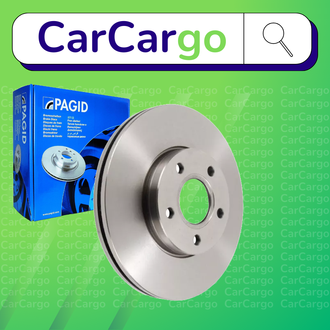 Pagid Vented Front Brake Discs Pair For Volvo V50 T5 2004-2012 278 mm