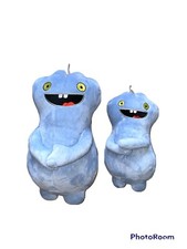 2 Ugly Dolls Laughing Happy BABO 12"  8  Plush Toy W/Loop For Hanging NWOT