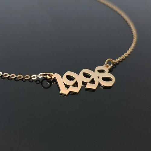 Birthday Gift Pendant Number Jewelry 