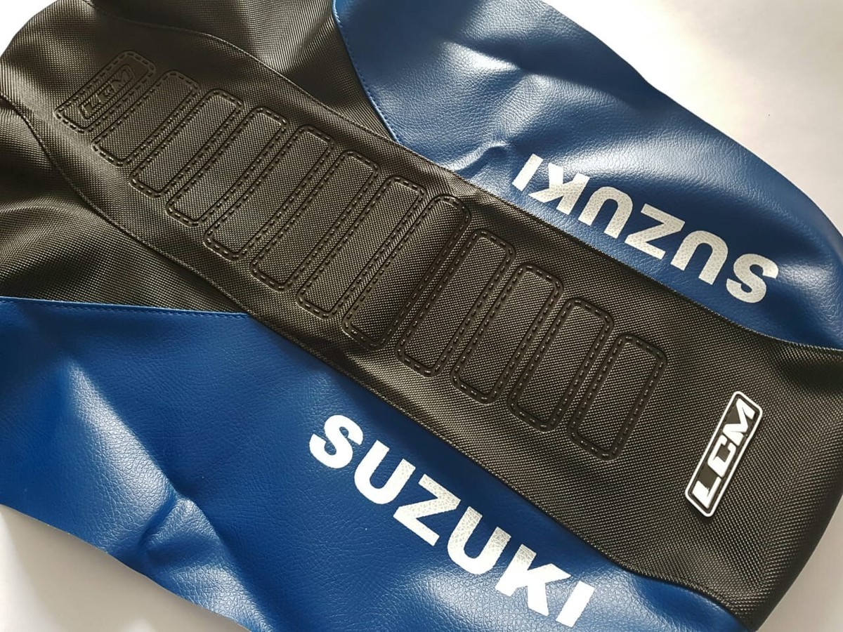 Suzuki DR250 DR250R DR250S Seat Cover Black Blue ULTRAGRIP | All
