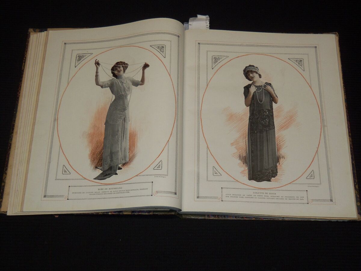1911-1912 FEMINA WOMAN'S FRENCH FASHION MAGAZINE BOUND 1911-1912 FEMINA WOMAN'S FRENCH FASHION MAGAZINE BOUND