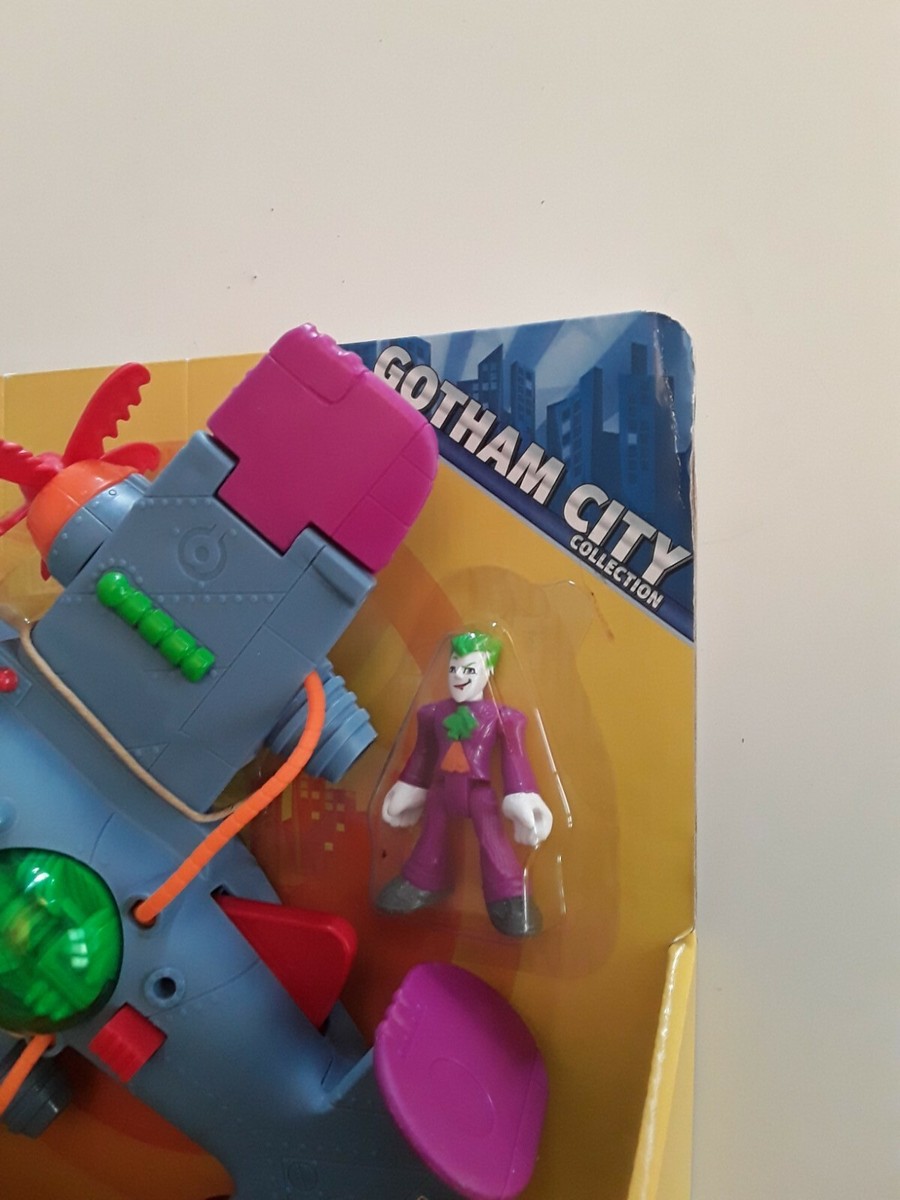 Fisher Price Imaginex The Joker Plane Gotham City Rare misprint