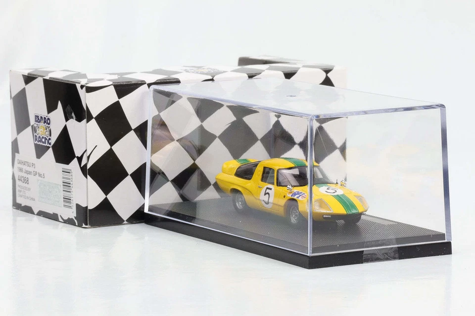 1:43 Ebbro Racing Daihatsu P3 Giappone Gp 1966 #5 Giallo-Verde Diecast - Immagine 4 di 4