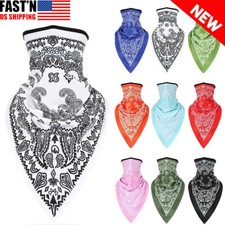 Men's Women's Motorcycle Face Mask Balaclava Scarf Bandana Neck Gaiter Headwear