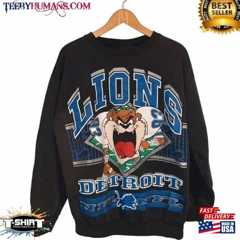 detroit lions crewneck